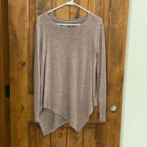 Maurice’s asymmetric purple long sleeve top